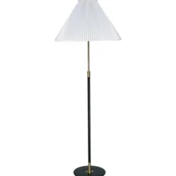 351 golvlampa, svart/mässing