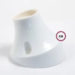 45° lamphållare i termoplast för vägg eller tak