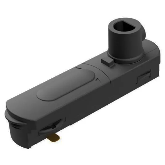 Adapter till global 1-fas skena, mattsvart (GB66-2)