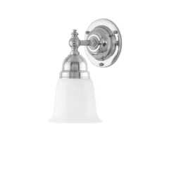 Adelborg Vägglampa, förnicklad mässing