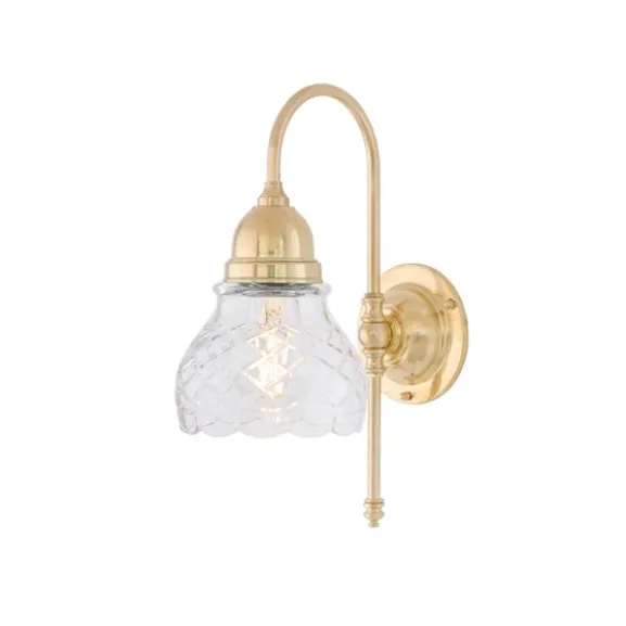 Ahlström Vägglampa IP21, mässing