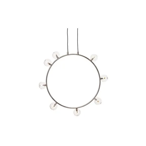 Air 50 taklampa, nickel/klar