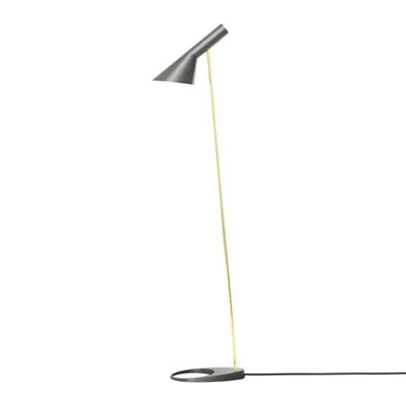 AJ golvlampa Warm Grey/Brass