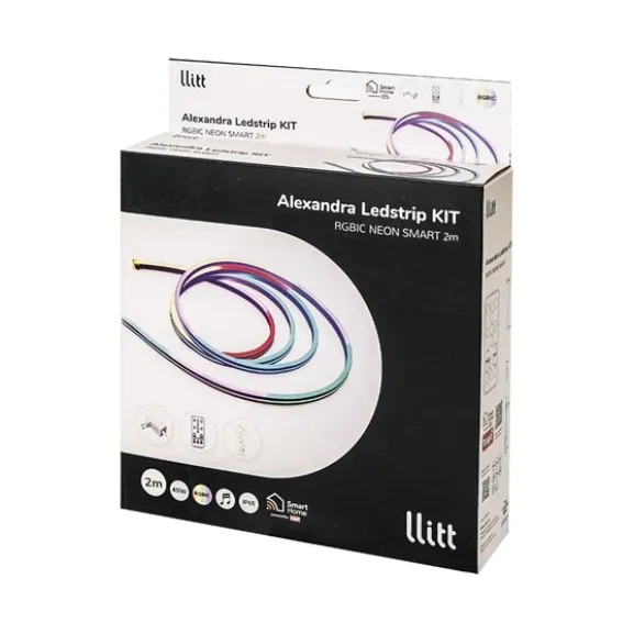Alexandra Ledstrip KIT RGBIC NEON SMART 2m