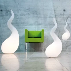 Alien M Easy golvlampa m dimmer, opal