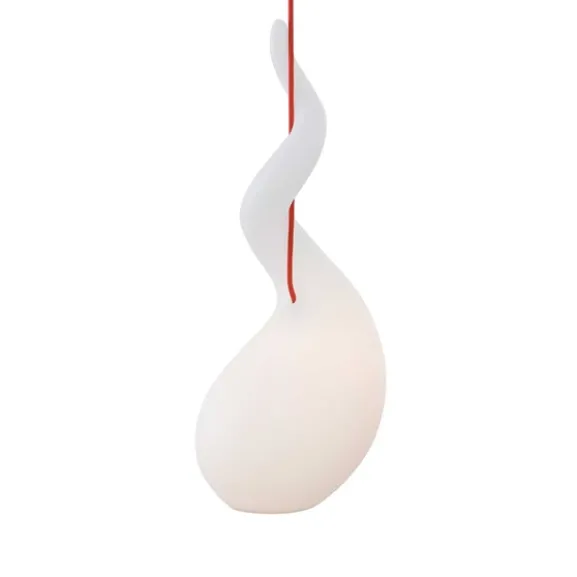 Alien XL pendel, opal/röd