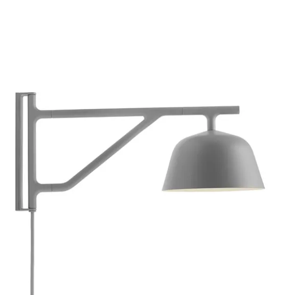 Ambit vägglampa, grå 16,7