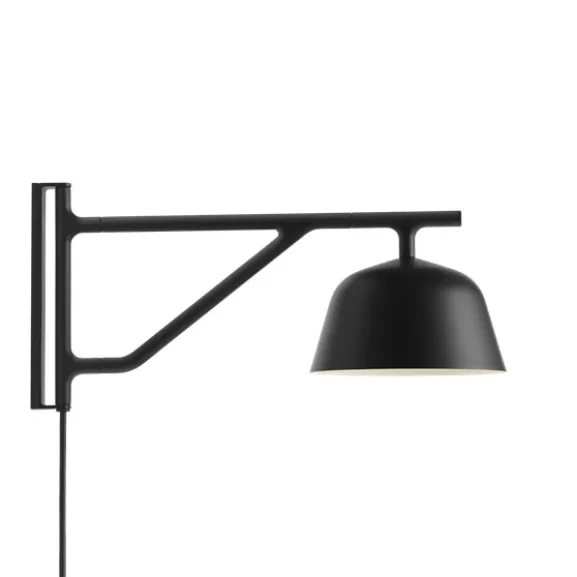 Ambit vägglampa, svart 16,7
