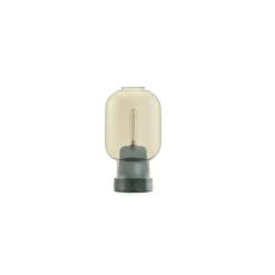 Amp bordslampa, guldfärgad/grön 26,5cm
