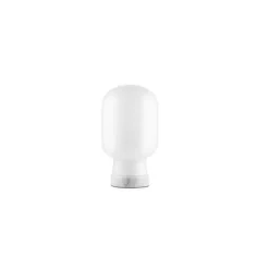 Amp bordslampa, opal/vit 26,5cm