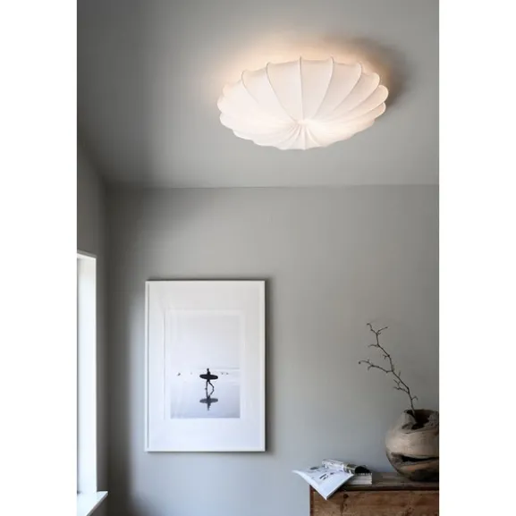 Anna 80 plafond bomull, vit
