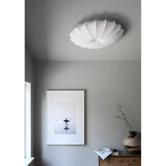 Anna 80 plafond bomull, vit