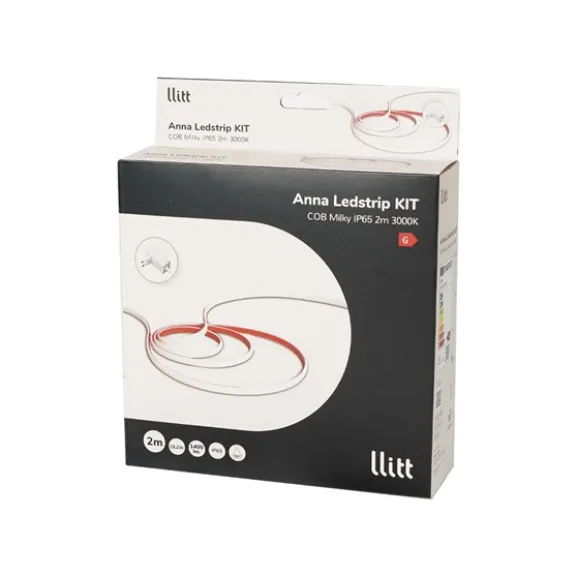 Anna Ledstrip KIT COB Milky IP65 2m 3000K