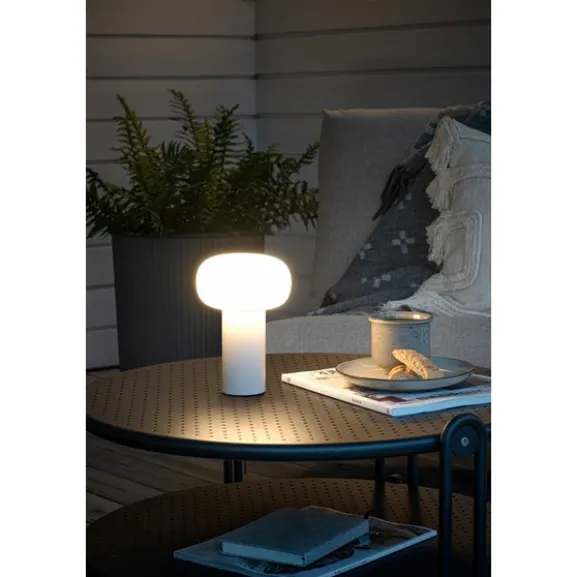 Antibes bordslampa RGB, vit