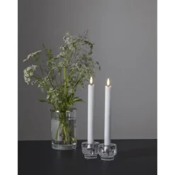 Antikljus LED, flame 2-pack