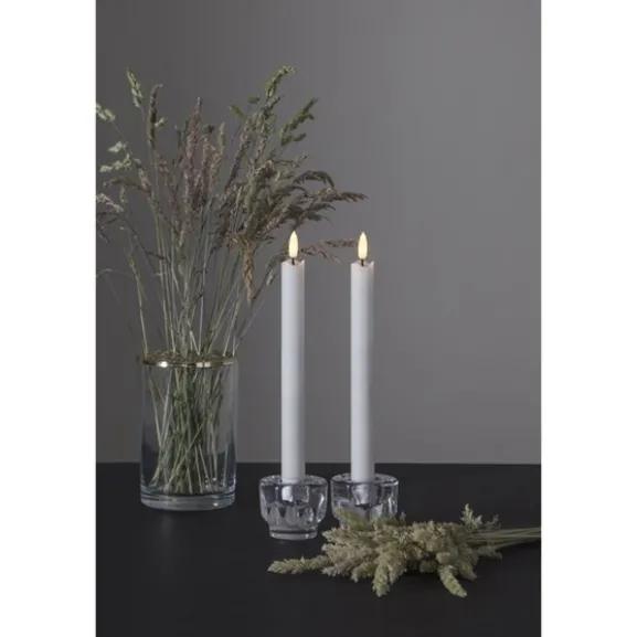 Antikljus LED, flame 2-pack