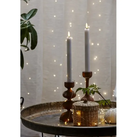 Antikljus LED, flame 2-pack