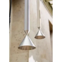 Apollo 39 pendel Light grey, aluminium