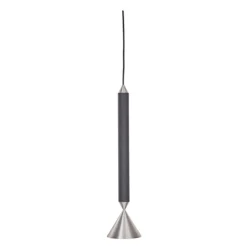 Apollo 39 pendel, svart/aluminium 51,5cm
