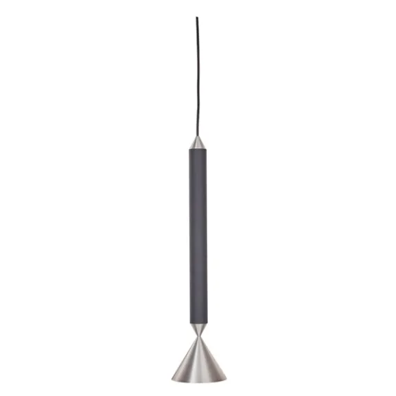 Apollo 39 pendel, svart/aluminium 51,5cm
