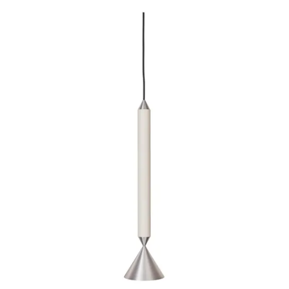 Apollo 39 pendel Winter white, aluminium