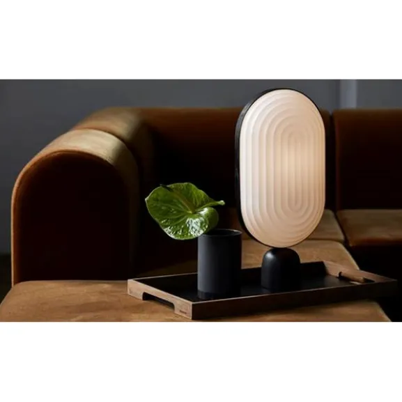 ARC bordslampa, vit/svart 40cm