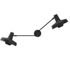 Arigato 2 vägglampa, svart 70cm
