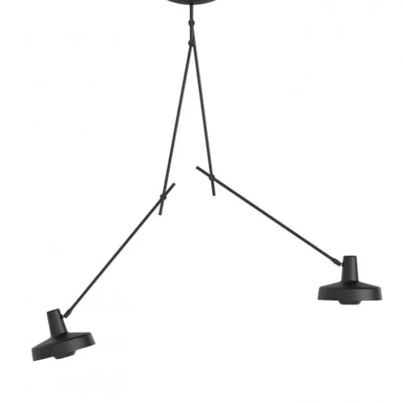 Arigato taklampa double lång, svart