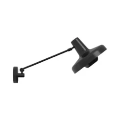 Arigato vägglampa kort, svart 32cm