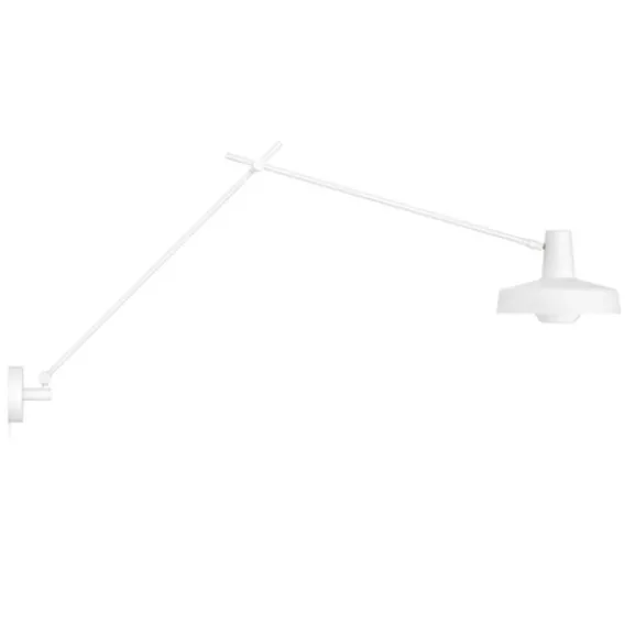 Arigato vägglampa lång, vit 110cm