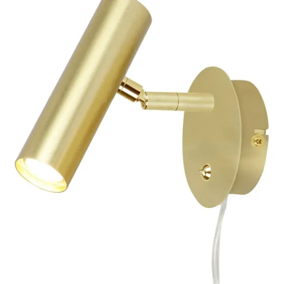 Artic vägglampa, matt mässing 14,5 cm