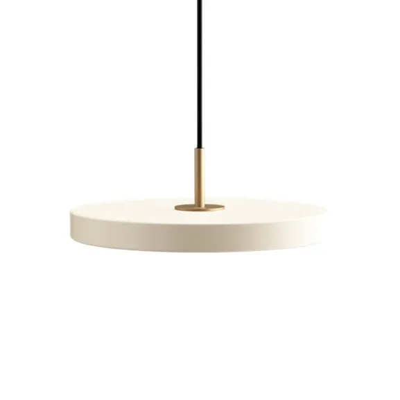 Asteria mini pendel, pärlvit 31cm