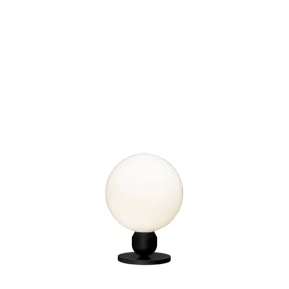 Atom bordslampa, svartstruktur