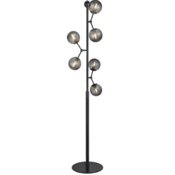 Atom Golvlampa, rökgrå