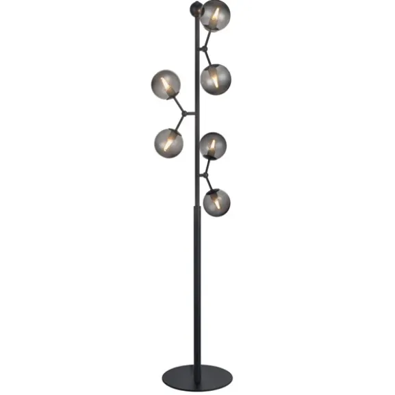 Atom Golvlampa, rökgrå