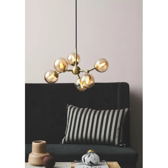 Atom Takkrona Antik Mässing Ø45cm