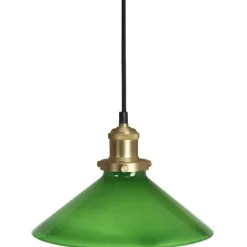 August Fönsterlampa Grön 25cm