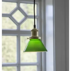 August Lampskärm Grön 15cm