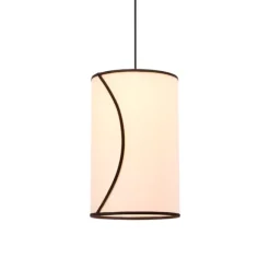 Ava taklampa Offwhite/svart 30cm