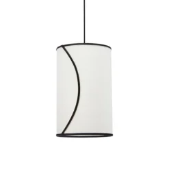 Ava taklampa Offwhite/svart 25cm
