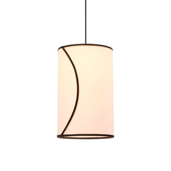 Ava taklampa Offwhite/svart 25cm