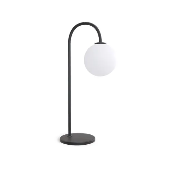 Ballon bordslampa svart G9