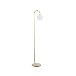 Ballon golvlampa mässing G9