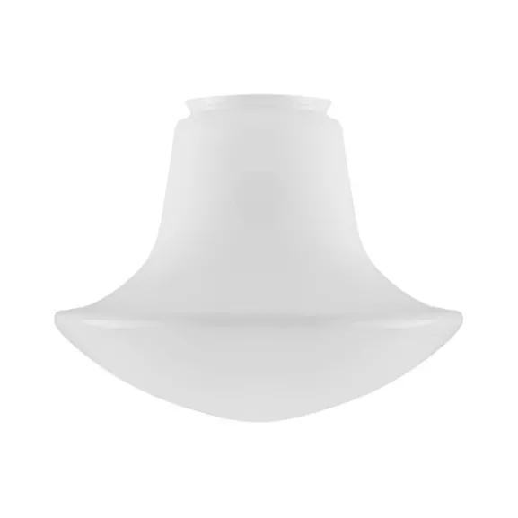 Balusterskärm 100, vitt överfångsglas 28cm