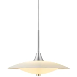 BARONI Taklampa Ø35 Opal / alu.