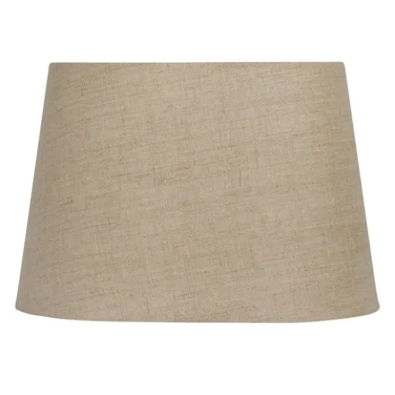 Basic oval lampskärm, natur 26cm
