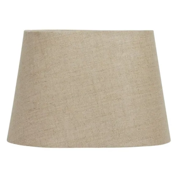 Basic oval lampskärm, natur 20cm