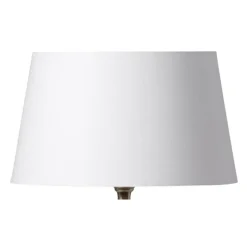 Basic straight lampskärm, vit 33cm