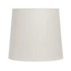 Basic straight lampskärm, vit 17cm