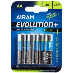Batteri, LR6 AA 1,5V 4-pack